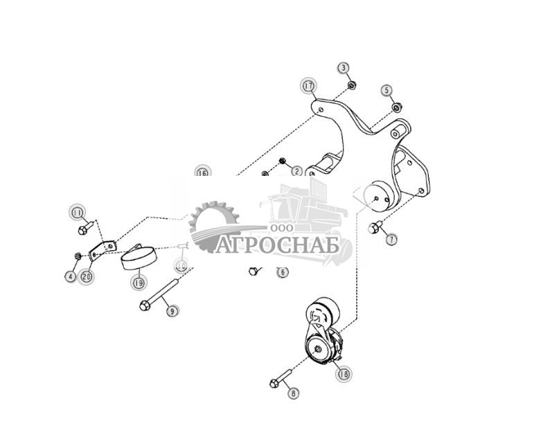 Генератор переменного тока (80 A) (с кондиционером) (двигатель 6081HT006) - ST10601 283.jpg